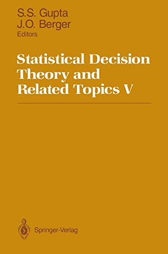 Imagen de archivo de Statistical Decision Theory and Related Topics V a la venta por Reader's Corner, Inc.