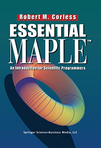 Beispielbild fr Essential Maple: An Introduction for Scientific Programmers zum Verkauf von Reuseabook