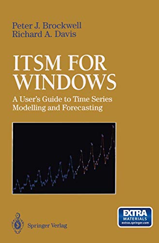 Imagen de archivo de ITSM for Windows: A User's Guide to Time Series Modelling and Forecasting a la venta por austin books and more