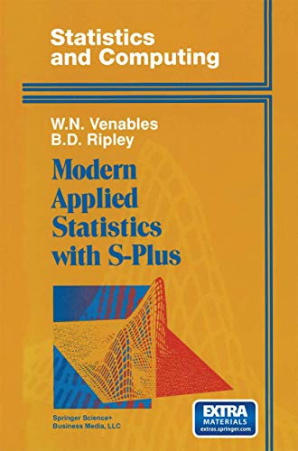 Beispielbild fr Modern Applied Statistics with S-Plus zum Verkauf von Better World Books