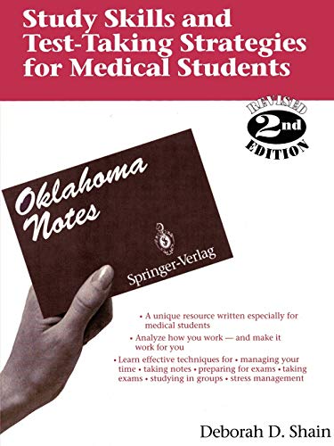 Imagen de archivo de Study Skills and Test-Taking Strategies for Medical Students: Find and Use Your Personal Learning Style (Oklahoma Notes) a la venta por medimops