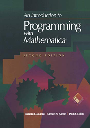 Beispielbild fr An Introduction to Programming With Mathematica zum Verkauf von Wonder Book