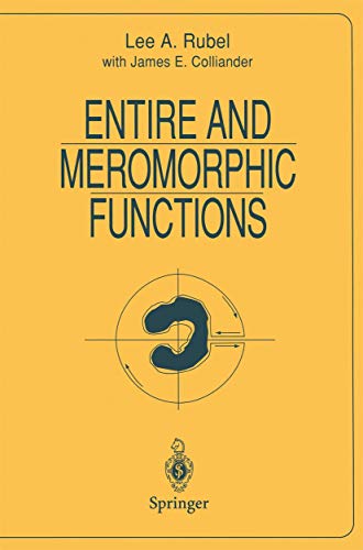 Entire and Meromorphic Functions - An Introduction to Theoretical Particle Physics