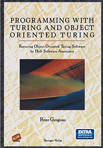 Stock image for Programming with Turing and Object Oriented Turing (Mathematics) for sale by WorldofBooks