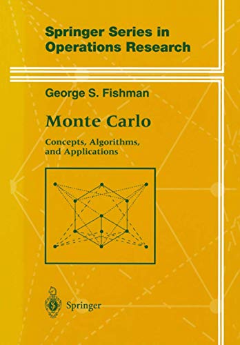 9780387945279: Monte Carlo: Concepts, Algorithms, and Applications