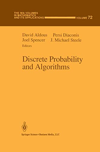9780387945323: Discrete Probability and Algorithms (The IMA Volumes in Mathematics and its Applications, 72)