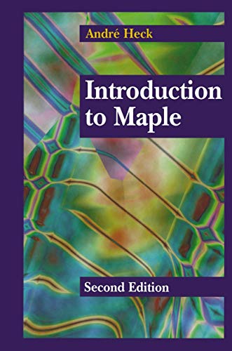 9780387945354: INTRODUCTION TO MAPLE