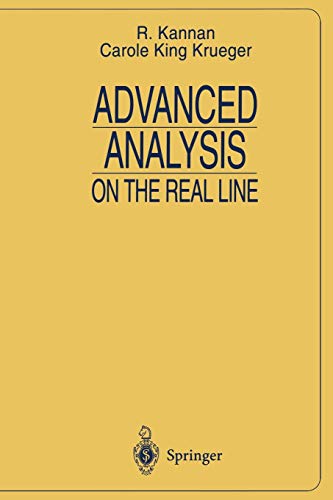Beispielbild fr Advanced Analysis : on the Real Line zum Verkauf von Buchpark