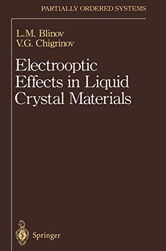 Imagen de archivo de Electrooptic Effects in Liquid Crystal Materials (Partially Ordered Systems) a la venta por Lucky's Textbooks