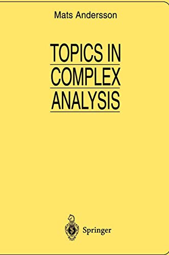 9780387947549: Topics in Complex Analysis (Universitext)