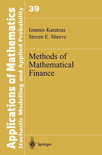 Imagen de archivo de Methods of Mathematical Finance a la venta por Better World Books Ltd