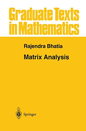 9780387948461: Matrix Analysis: 169 (Graduate Texts in Mathematics, 169)