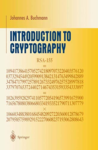 9780387950341: Introduction to Cryptography (Undergraduate Texts in Mathematics)