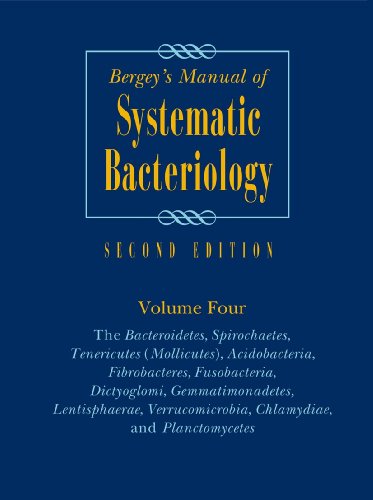 Stock image for Bergey's Manual of Systematic Bacteriology Vol. 4 : The Bacteroidetes, Spirochaetes, Tenericutes (Mollicutes), Acidobacteria, Fibrobacteres, Fusobacteria, Dictyoglomi, Gemmatimonadetes, Lentisphaerae, Verrucomicrobia, Chlamydiae, and Planctomycetes for sale by Better World Books