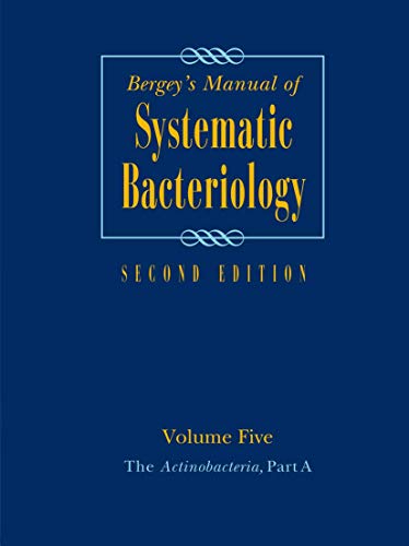 Stock image for Bergey's Manual of Systematic Bacteriology Vol. 5, Pt. A : The Actinobacteria for sale by Better World Books