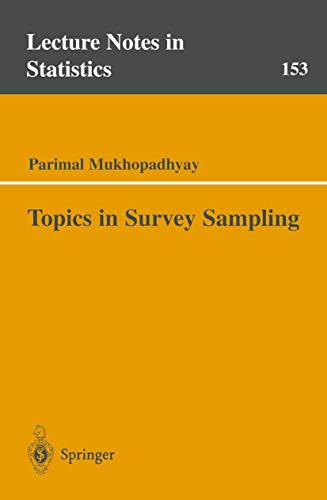 Beispielbild fr Topics in Survey Sampling zum Verkauf von Buchpark