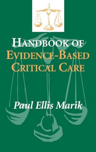Stock image for Handbook of Evidence-Based Critical Care for sale by Books Puddle