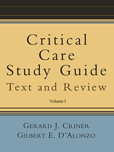 Beispielbild fr Critical Care Study Guide: Text and Review zum Verkauf von HPB-Red