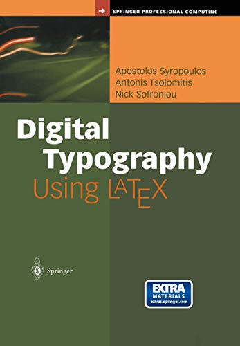 Imagen de archivo de Digital Typography Using LaTeX a la venta por HPB-Red