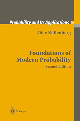 9780387953137: Foundations of Modern Probability