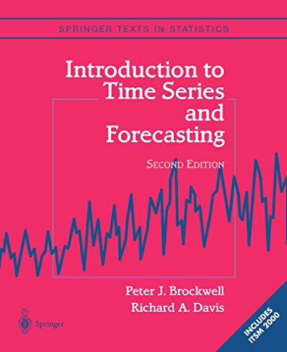 Imagen de archivo de Introduction to Time Series and Forecasting a la venta por Better World Books: West