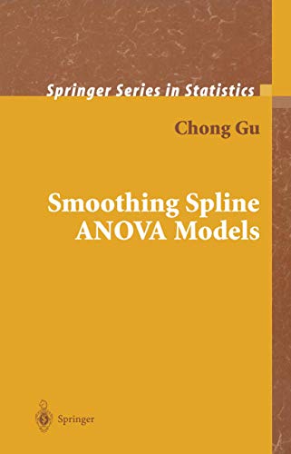 Imagen de archivo de Smoothing Spline ANOVA Models (Springer Series in Statistics) a la venta por SecondSale