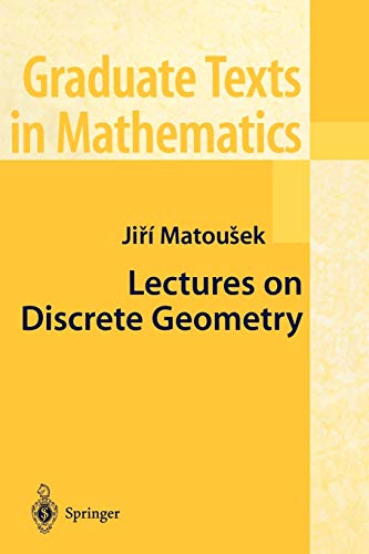 Imagen de archivo de Lectures on Discrete Geometry (Graduate Texts in Mathematics, 212) a la venta por Under Charlie's Covers