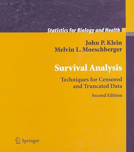 Stock image for Survival Analysis: Techniques for Censored and Truncated Data (Statistics for Biology and Health) for sale by BooksRun