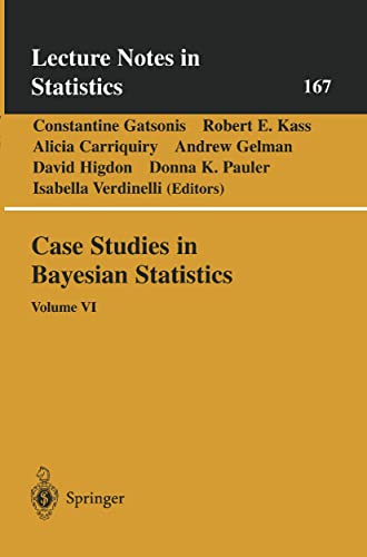 9780387954721: Case Studies in Bayesian Statistics: Volume VI: 167