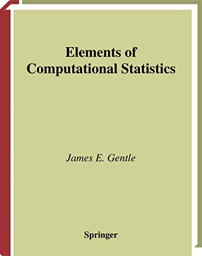 Imagen de archivo de Elements of Computational Statistics (Statistics and Computing) a la venta por Zoom Books Company