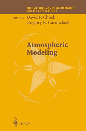 Stock image for Atmospheric Modeling for sale by Book Bear