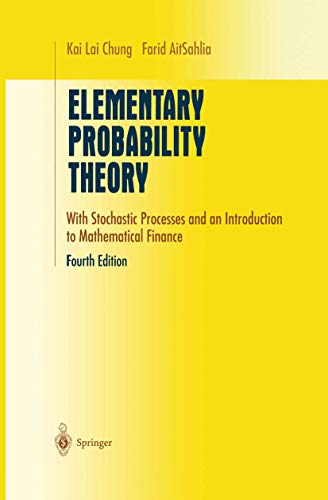 Stock image for Elementary Probability Theory: With Stochastic Processes and an Introduction to Mathematical Finance (Undergraduate Texts in Mathematics) for sale by KuleliBooks