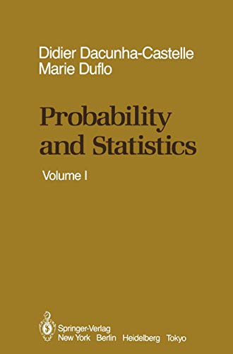 Stock image for Probability and Statistics: Volume I for sale by dsmbooks