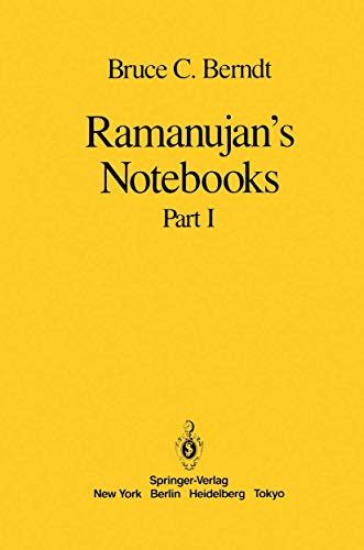 Stock image for Ramanujan?s Notebooks: Part I for sale by Giant Giant