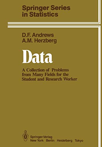 9780387961255: Data: A Collection of Problems from Many Fields for the Student and Research Worker (Springer Series in Statistics)