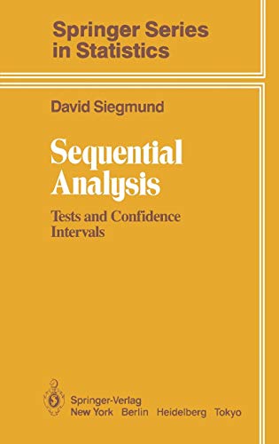 Beispielbild fr Sequential Analysis: Tests and Confidence Intervals (Springer Series in Statistics) zum Verkauf von Phatpocket Limited