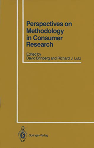 9780387962382: Perspectives on Methodology in Consumer Research