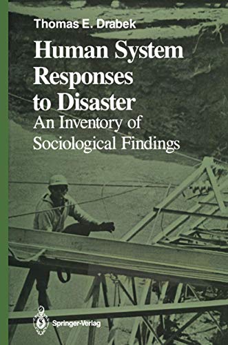 Beispielbild fr Human System Responses to Disaster zum Verkauf von Better World Books