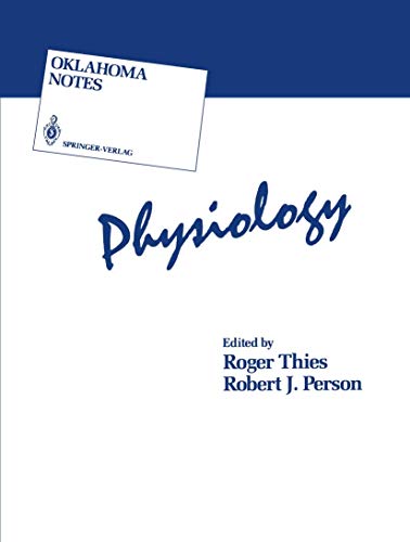 Imagen de archivo de Physiology (Oklahoma Notes) a la venta por Lucky's Textbooks