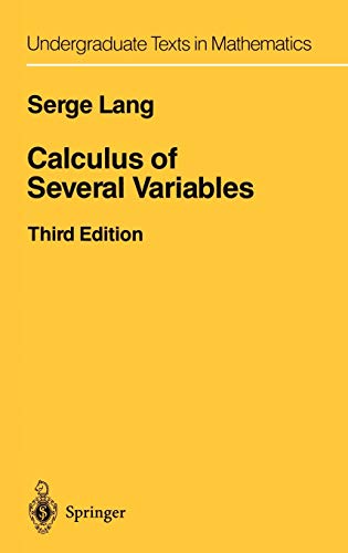 Stock image for Calculus of Several Variables (Undergraduate Texts in Mathematics) for sale by Parabolic Books