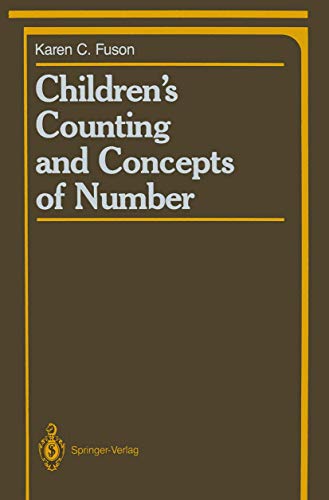 9780387965666: Children’s Counting and Concepts of Number (Springer Series in Cognitive Development)