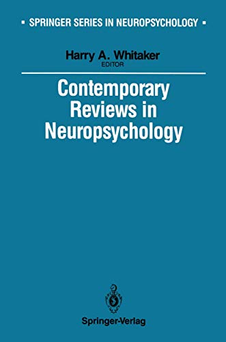 Stock image for Contemporary Reviews in Neuropsychology.; (Springer Series in Neuropsychology) for sale by J. HOOD, BOOKSELLERS,    ABAA/ILAB