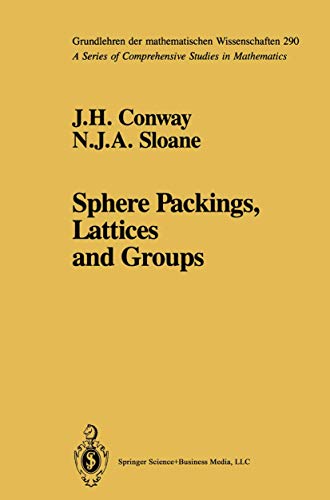 Imagen de archivo de Sphere Packings, Lattices, and Groups a la venta por Buchpark