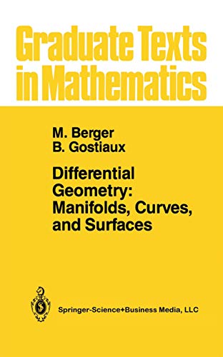 9780387966267: Differential Geometry: Manifolds, Curves, and Surfaces
