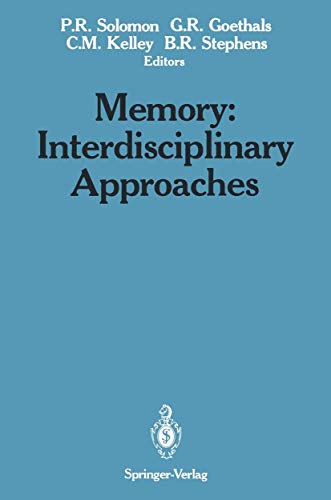 Beispielbild fr Memory: Interdisciplinary Approaches: Interdisciplinary Approaches : 1st Conference : Papers zum Verkauf von WorldofBooks