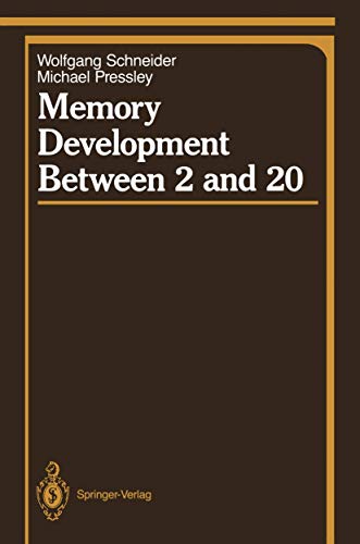 9780387967424: Memory Development Between 2 and 20