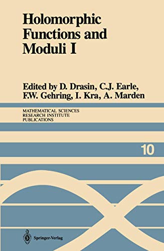 Image d'archives pour Holomorphic Functions And Moduli I mis en vente par Romtrade Corp.
