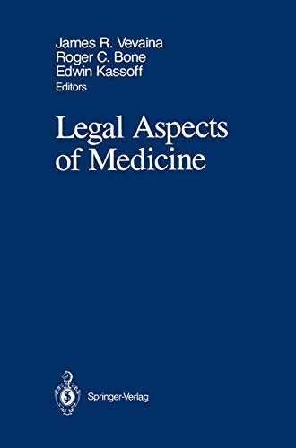 Beispielbild fr Legal Aspects of Medicine : Including Cardiology, Pulmonary Medicine, and Critical Care Medicine zum Verkauf von Better World Books