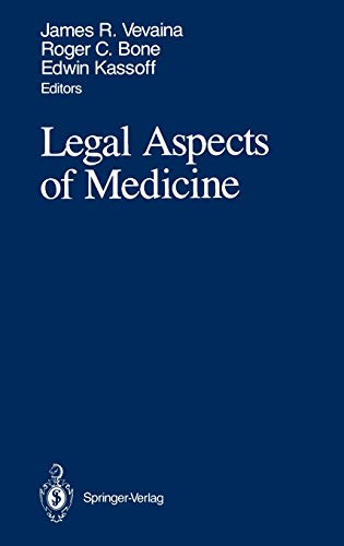 Stock image for Legal Aspects of Medicine : Including Cardiology, Pulmonary Medicine, and Critical Care Medicine for sale by Better World Books