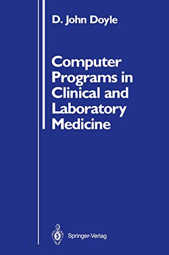Stock image for Computer Programs in Clinical and Laboratory Medicine for sale by Mispah books